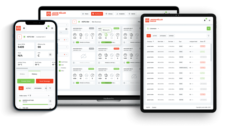 Modular platform that is capable of storing and providing real-time analytics for thousands of weaving machines worldwide, as well as the ability to create & manage orders, detect potential production issues and help streamline the production process.